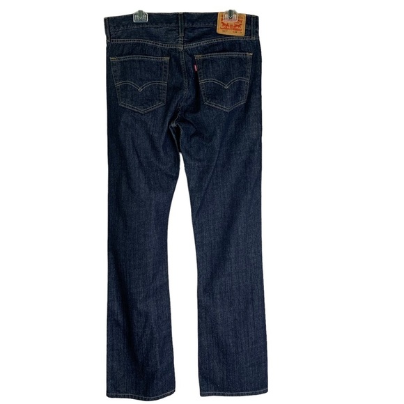 527 SLIM BOOTCUT MEN'S JEANS Size 34”X34” Dark Wash New Without Tags - Picture 4 of 7